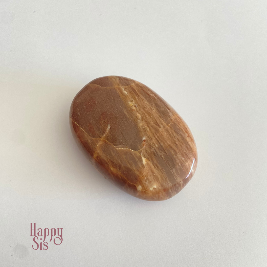 Bruine Maansteen Palmsteen | Warm natural glow