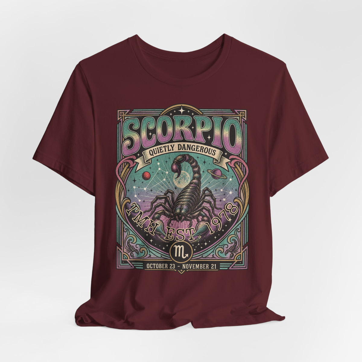 Scorpio Sterrenbeeld met Persoonlijke tekst T-shirt