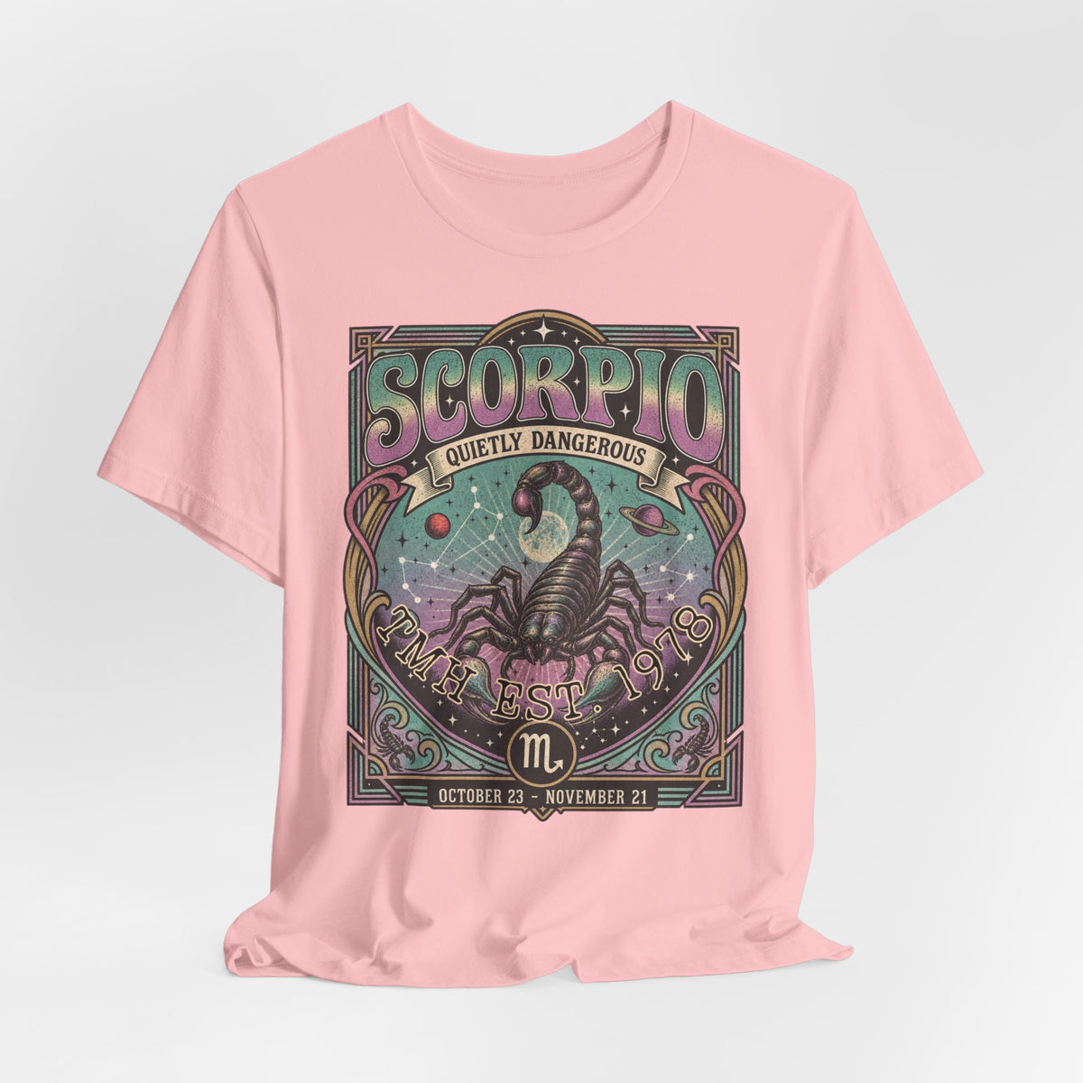 Scorpio Sterrenbeeld met Persoonlijke tekst T-shirt