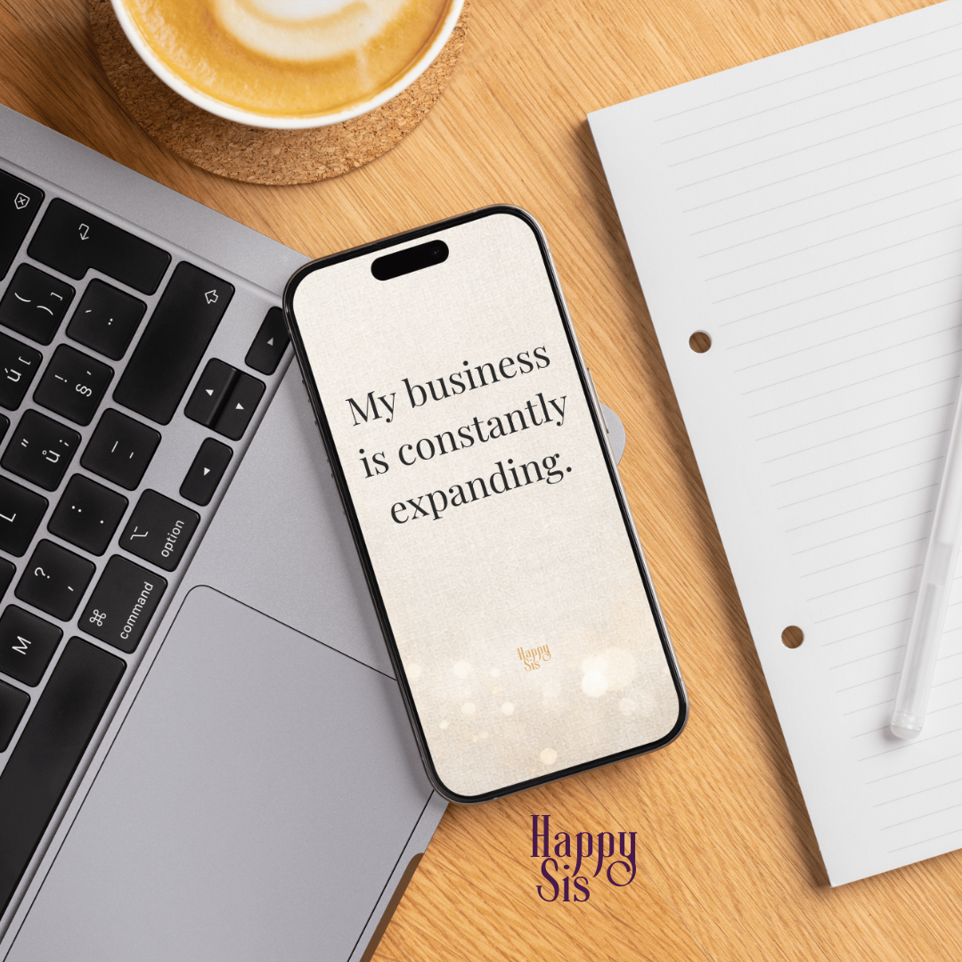 Money Mindset Phone ENG Affirmations for Female Entrepreneurs