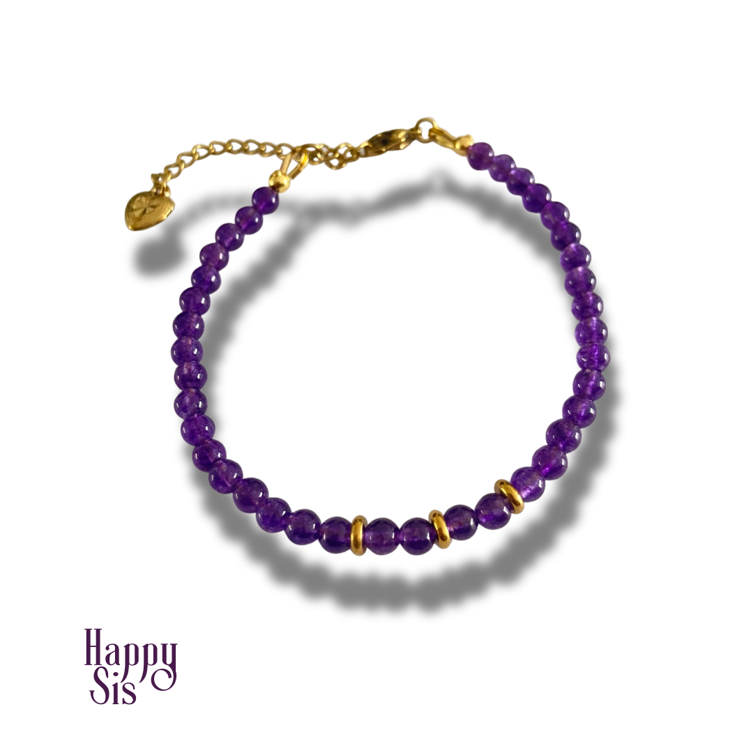Amethist Armband | Deep purple elegance