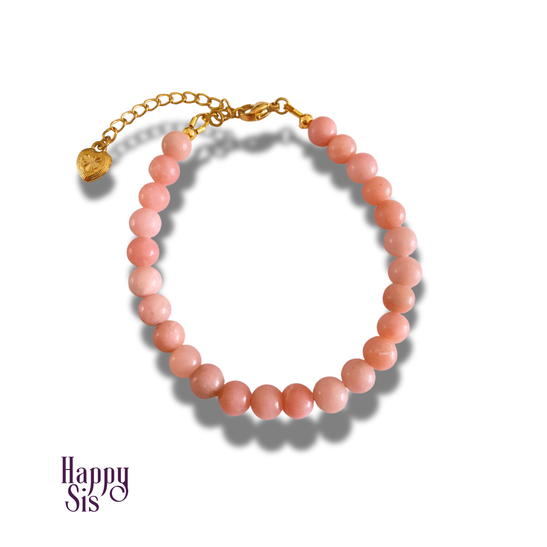Roze Opaal – Heart Glow Armband | Soft feminine touch