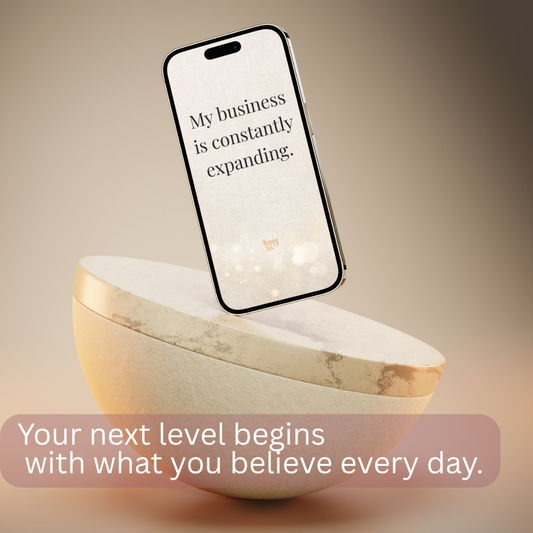 Money Mindset Phone ENG Affirmations for Female Entrepreneurs