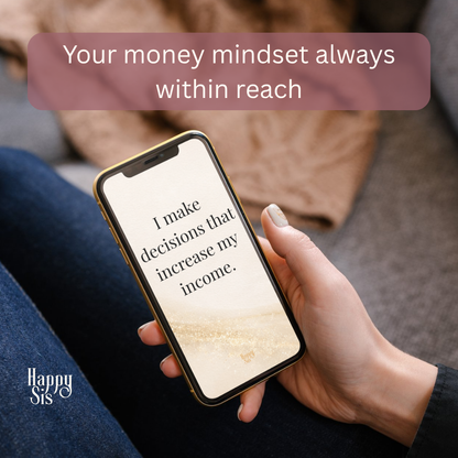 Money Mindset Phone ENG Affirmations for Female Entrepreneurs