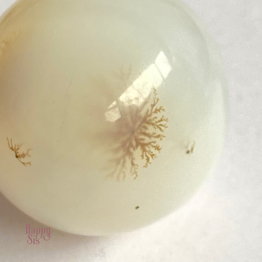 Dendritic Agaat bolletje Sugar druzy