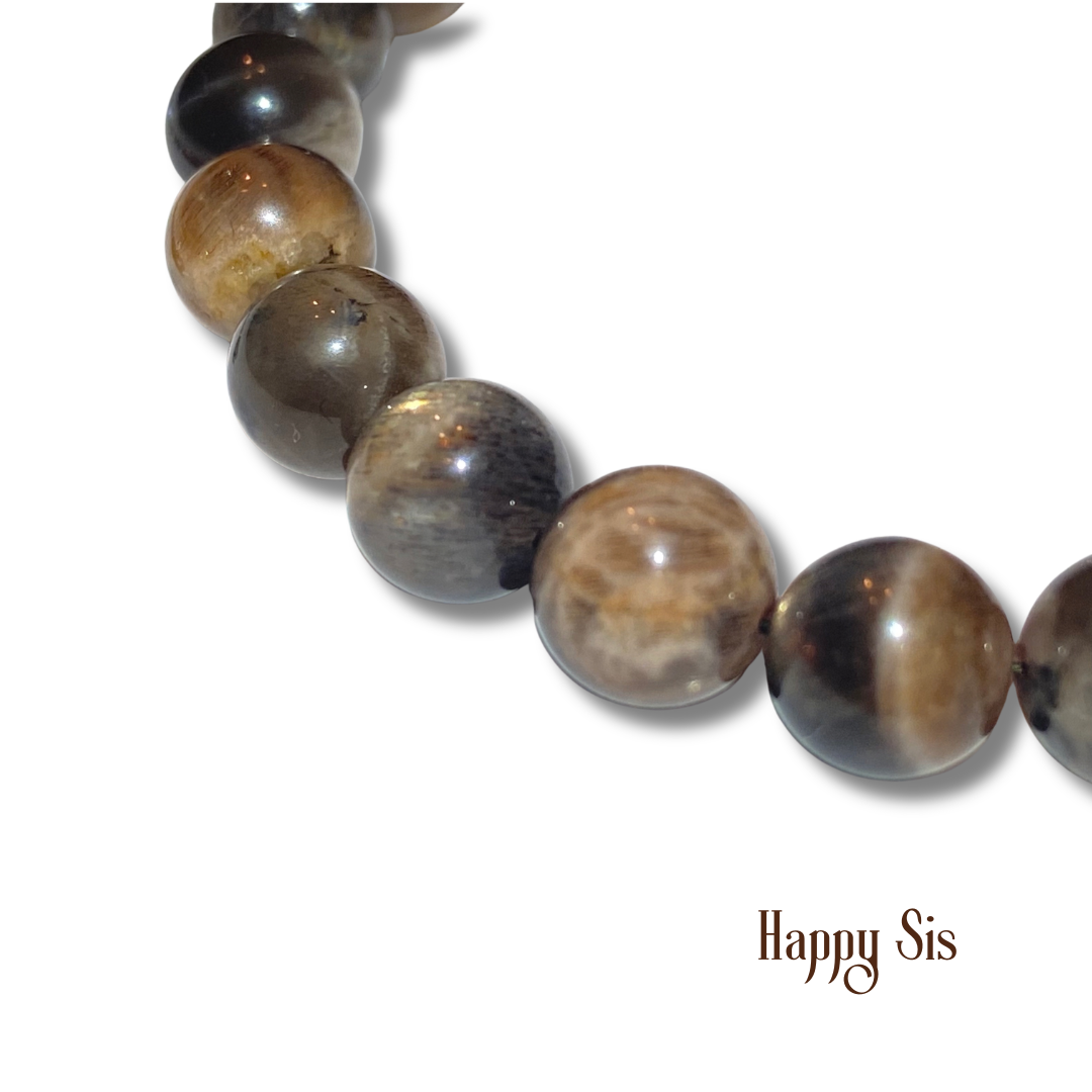 Zwarte Maansteen – Divine Feminine Armband | Intuïtie en Nieuw Begin