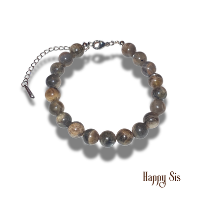 Zwarte Maansteen – Divine Feminine Armband | Intuïtie en Nieuw Begin