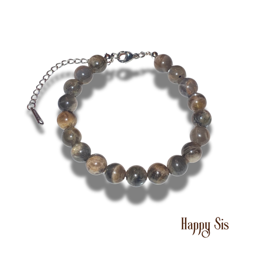 Zwarte Maansteen – Divine Feminine Armband | Intuïtie en Nieuw Begin