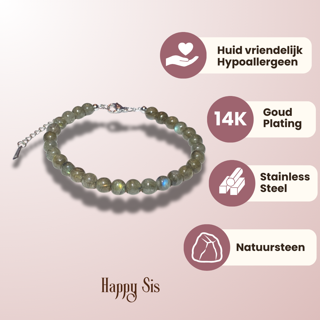 Labradoriet – Awakening Armband | Bescherming en Intuïtie