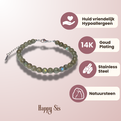 Labradoriet – Awakening Armband | Bescherming en Intuïtie