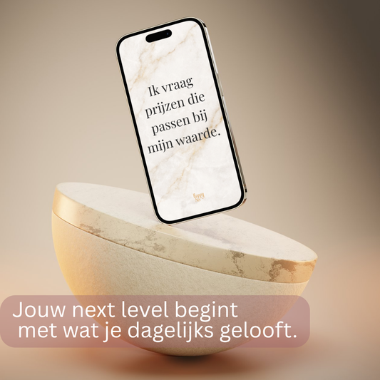 Money Mindset Phone NL Affirmaties voor Vrouwelijke Ondernemers