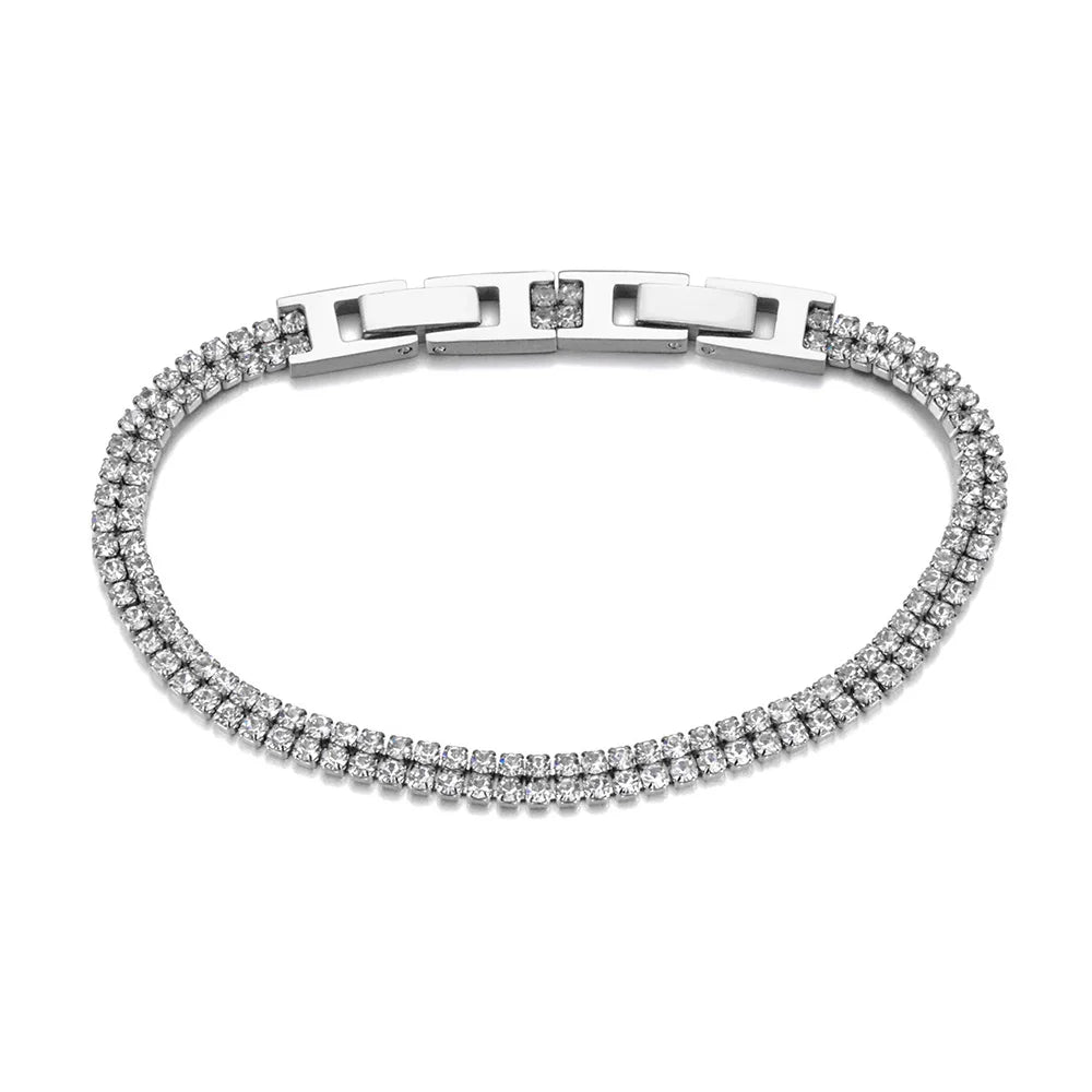 Aurelia Tennis Armband – 18K Gold Plated
