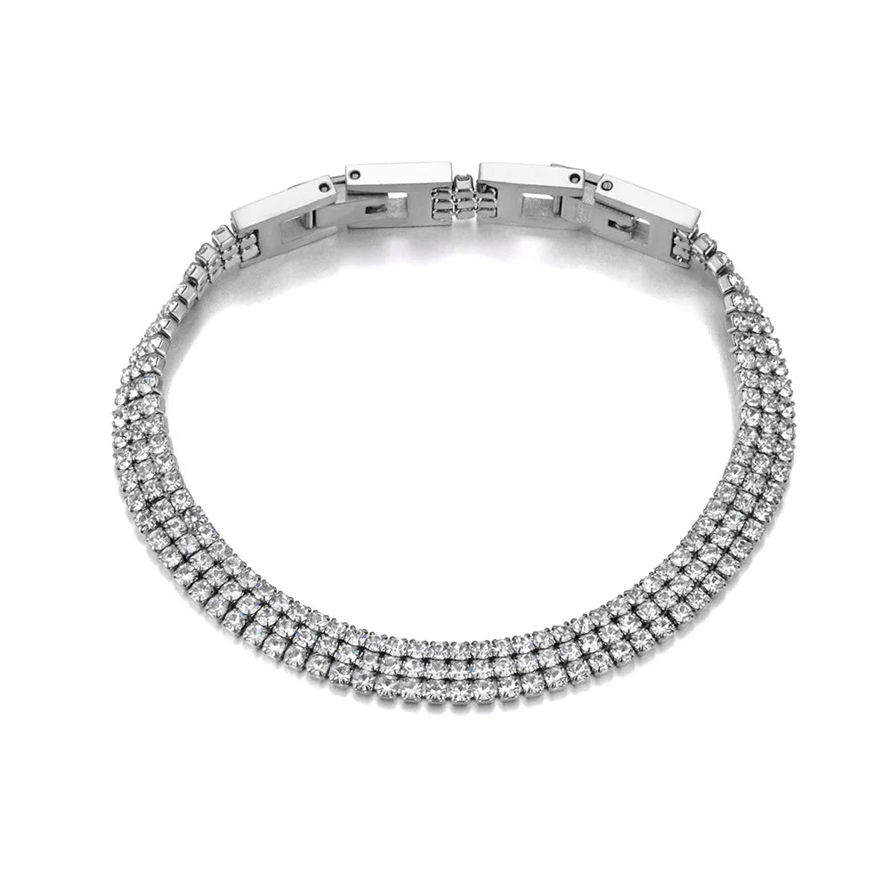Aurelia Tennis Armband – 18K Gold Plated